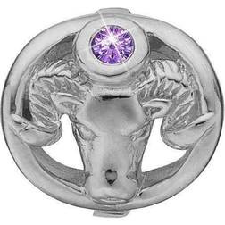 Christina Collect Aries Zodiac Charm - Silver/Purple