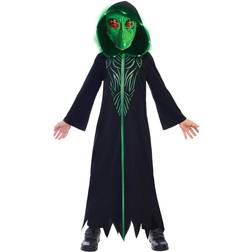 Amscan Hooded Robe Alien Costume with Green Mask