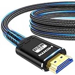 Akake Akake HDMI-Kabel, 8 K, 2 m, Hochgeschwindigkeits-geflochtenes Kapazität