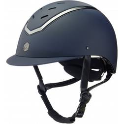 Charles Owen Kylo Riding Hat Navy Matte/Pewter 52-55cm