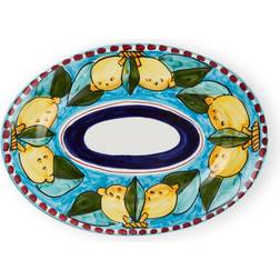 PICCOLA HOME Sorrento Limone Serving Dish 14.6"