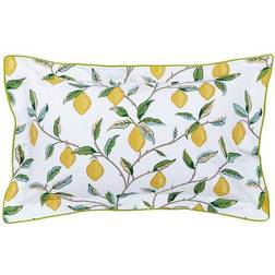 Morris & Co Lemon Tree Oxford Taie d'oreiller Vert, Jaune (74x48cm)