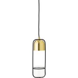 Bloomingville Gullak Gold/Black Pendant Lamp ∅ 10cm