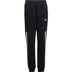 adidas Future Icons 3-Stripes Tapered Leg Joggers - Black/White (H44337)