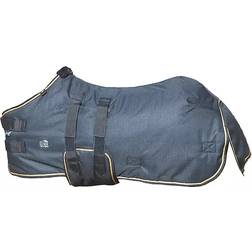 Ozark Mini 1200D Turnout Blanket - Black/Tan