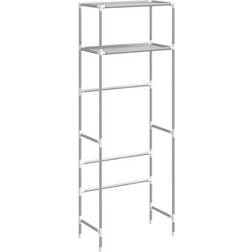 vidaXL Storage Rack Grey Bokhylle 143cm