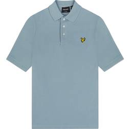 Lyle & Scott Kid's Plain Polo Shirt - Slate Blue