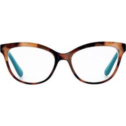 Foster Grant Eye care Danube Reading Glasses, Tortoisesehll and Teal, 53mm x 17mm 143mm UK, 1.00 Magnification