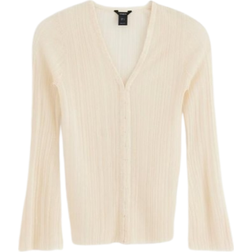 Lindex Sheer Cardigan - Light Beige