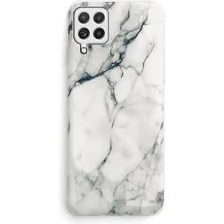 Skal-man Samsung Galaxy A22 5G Marmor Vit