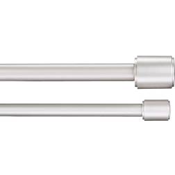 Amazon Basics 1" Double Curtain Rod with Cap