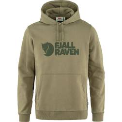 Fjällräven Logo Hoodie M - Light Olive