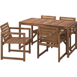 IKEA NÄMMARÖ bord+4 karmstolar, utomhus Matgrupp