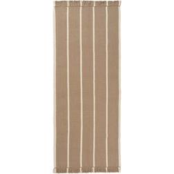 ferm LIVING Calm Kelim Walking Mat 80 x 200 cm White, Beige cm