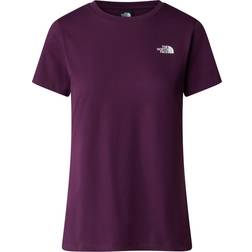 The North Face Women's Simple Dome Short-Sleeve T-Shirt Purple T-Shirts