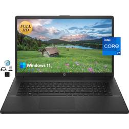 HP Flagship Newest Laptop,17.3" FHD Anti-Glare Display, 13th Gen Intel 10-Core i7-1355U (Up to 5.0GHz), 32GB RAM, 1TB PCIeSSD, Iris Xe Graphics, 250 nits, Win 11, W/GM Accessories