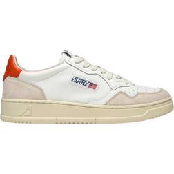 Autry Medalist Low - White/Orange