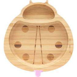 Eco Rascals Bamboo Suction Plate Ladybird