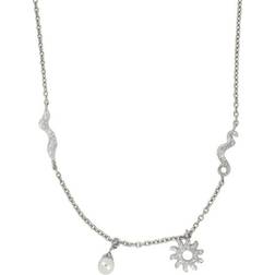 Nordahl Jewellery Space52 Necklace - Silver/Pearl