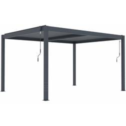 Fornorth Pergola Lounge 4x3 m Mörk Grå