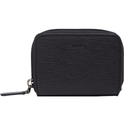 Tumi Nassau Slg Zip Around Card Case - Black Embossed