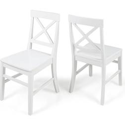 Christopher Knight Home Roshan White Kitchen Chair 35" 2