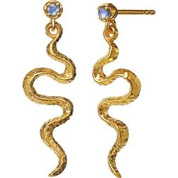 Maanesten Lucy Earrings - Gold/Blue