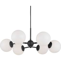 Halo Design Atom Large Opal/Black Lampada a Sospensione 57cm