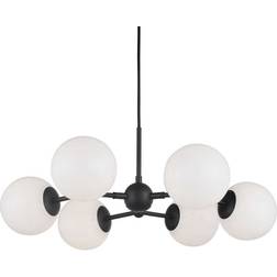Halo Design Atom Large Opal/Black Pendel ∅ 57cm