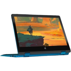 Gateway Newest 11.6” HD 2-in-1 Convertible Touchscreen Student Laptop, Intel Celeron N4020, 4GB RAM, 64GB SSD, Webcam, THX Audio, Wi-Fi, Mini HDMI, 1 Year Office 365, Blue, Win10, 128GB USB Card