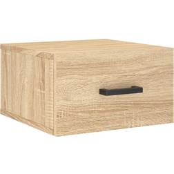vidaXL Bedside Sonoma Oak Wall Cabinet 35x20cm