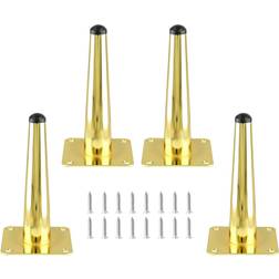 Seimneire Straight conical Gold Table Leg 15.2cm 4pcs
