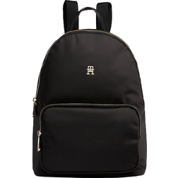 Tommy Hilfiger Emblem Plaque Backpack - Black