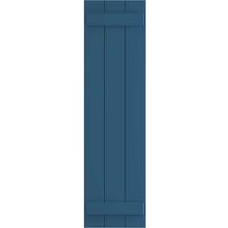 Ekena Millwork TFP101BBF16X044HB PVC Window Shutter