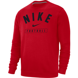 Nike Men's Football Crew-Neck Sweatshirt - Red