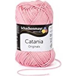 Schachenmayr Catania Bomullssticknings- och Virkgarn 125 M, Färg 408 Rosa Tulpan 1 Bit