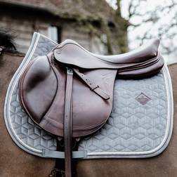 Kentucky Velvet Basic Jumping Saddle Pad - Grey