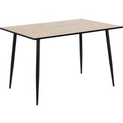 Nordform Wilma Natural/Black Matbord 80x120cm