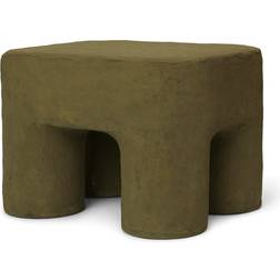 ferm LIVING Podo Skammel Khaki Siddepuf