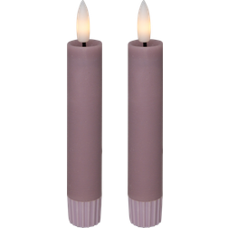 Cozzy Kronljus 3D Flamma 15 cm Rosa 2 st LED-ljus