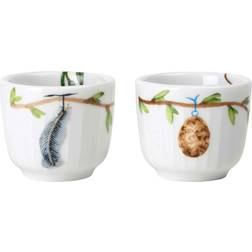 Kähler Hammershøi White/Decor Egg Cup 2pcs