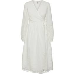 Y.A.S Luma Wrap Dress - Star White