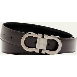 Ferragamo Men's Reversible Leather Gancini Belt