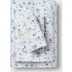 Threshold Printed Performance Bed Sheet White, Blue (264.2x238.8)