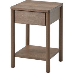 IKEA Tonstad Brown Stained Oak Veneer Sängbord 40x40cm