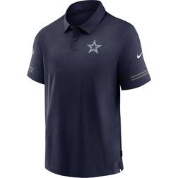 Nike Dallas Cowboys Navy Sideline Elite Performance Polo