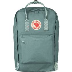 Fjällräven Kånken Laptop 17" - Frost Green/Chess Pattern