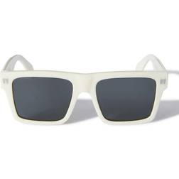 Off-White Lawton Square Sunglasses - Acetate White/Grey