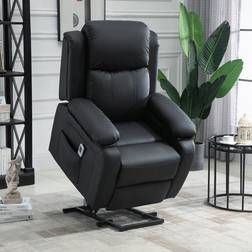 Portland Portland Black Power Lift Massage Reclining Chair with Remote