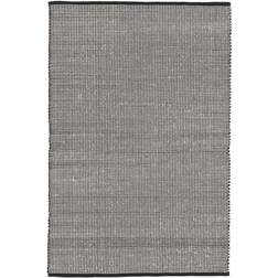 Westwing Collection Handgewebter Wollteppich Amaro Schwarz